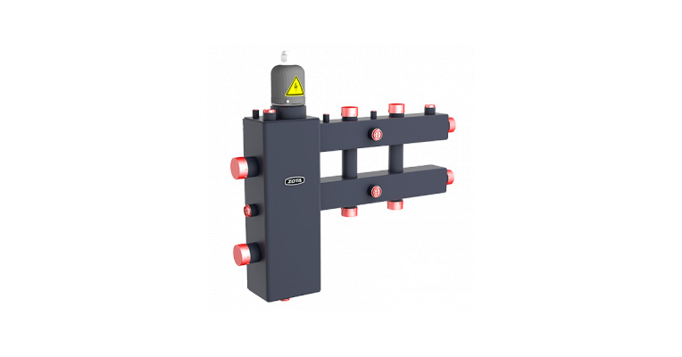Гидравлический коллектор горизонтальный 3 контура под ТЭНб ZOTA ...