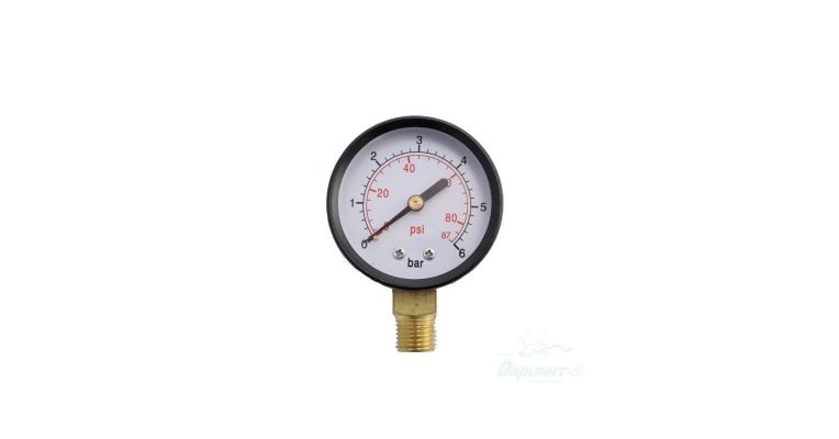 Манометр 6 атм радиальный - Автоматика для систем водоснабжения / Вариант-А