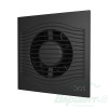 Вентилятор Era Slim 4C Matt black с обратным клапаном D=100. Код 23659