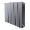 Радиатор биметаллический Royal Thermo PianoForte 500 /Silver Satin (серебро) (10 секций). 500 мм. Код 14965