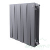 Радиатор биметаллический Royal Thermo PianoForte 500 /Silver Satin (серебро) (8 секций). 500 мм. Код 14967