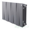 Радиатор биметаллический Royal Thermo PianoForte 300 /Silver Satin (серебро) (8 секций). 300 мм. Код 23772