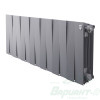 Радиатор биметаллический Royal Thermo PianoForte 300 /Silver Satin (серебро) (14 секций). 300 мм. Код 23773