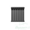 Радиатор биметаллический Royal Thermo Revolution Bimetall 500 2.0/Noir Sable (черный) (6 секций). 500 мм. Код 26449