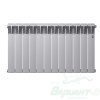 Радиатор биметаллический Royal Thermo Revolution Bimetall 500 2.0/Silver Satin (серебро) (12 секций). 500 мм. Код 26458