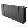 Радиатор биметаллический Royal Thermo PianoForte 300 /Noir Sable (черный) (14 секций). 300 мм. Код 27023