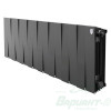 Радиатор биметаллический Royal Thermo PianoForte 300 /Noir Sable (черный) (16 секций). 300 мм. Код 27024