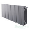 Радиатор биметаллический Royal Thermo PianoForte 300 /Silver Satin (серебро) (12 секций). 300 мм. Код 27025