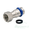 Муфта Varmega Inox Press с накидной гайкой (18-1/2") . Код 26269