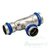 Тройник Varmega Inox Press переходной (28-22-22). Код 26340