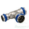 Тройник Varmega Inox Press переходной (28-28-22). Код 26342