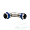 Угольник Varmega Inox Press двухраструбный (18*90°). Код 26363