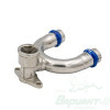Угольник Varmega Inox Press проходной с креп. в. р. (15-1/2"). Код 26390