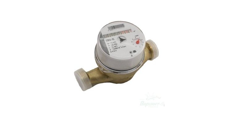 Счетчик воды универсальный Метер СВУ-15 (Невод) без штуцеров - Счетчики ...
