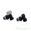Набор термостатический угловой Royal Thermo Design 1/2" М30х1,5 (Черный) (RATVDU11212BL). Код 29142