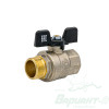 Кран шаровый Stout 3/4" н.р.-в.р.. Код 26136