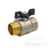 Кран шаровый Stout 1 1/4" н.р.-в.р.. Код 26138