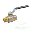 Кран шаровый Stout 1/2" н.р.-в.р. (ручка рычаг). Код 26148