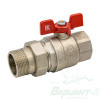 Кран шаровый Stout 1 1/4" н.р.-в.р. с накидной гайкой (EPDM). Код 26159