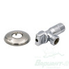 Кран шаровый Giacomini 1/2х1/2" н.р.-н.р. угловой. Код 26412
