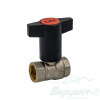 Кран шаровый LD Pride 1/2" в.р.-в.р. Т-рукоятка. Код 27652