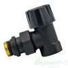 Клапан термостатический УГЛОВОЙ 1/2 Varmega ЧЕРНЫЙ VMDV05-210404. Код 26624