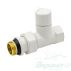 Запорный радиаторный клапан Varmega, 1/2", прямой, белый VMDV04-110404. Код 26675