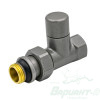 Запорный радиаторный клапан Varmega, 1/2", прямой, серый VMDV04-310404. Код 26677