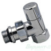 Вентиль регулирующий Varmega 1/2" верхний угловой хромированный. Код 28007