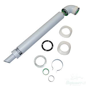 Комплект дымохода коаксиальный Termica KIT33 60/100 L 750 антилед. Код 29161 в Новосибирске