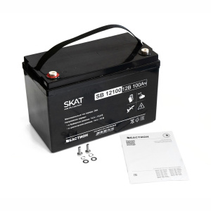Фото товара «Аккумуляторная батарея SKAT SB 12100 AGM. Код 28266», Источники бесперебойного питания