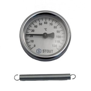 Фото товара «Термометр биметаллический накладной 63/120. Код 1115», Котельное оборудование и аксессуары