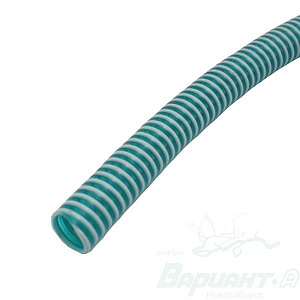 Шланг напорно-всасывающий ПВХ со спиралью 1" (25мм) зеленый. Код 1002 в Новосибирске