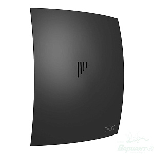 Фото товара «Вентилятор Era Breeze 4C Matt black с обратным клапаном D=100. Код 23657», Приточно-вытяжные вентиляторы
