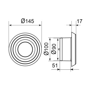 Фото товара «Анемостат приточно-вытяжной Era 10АПВП, D=100 мм. Код 20025», Вентиляционные решетки и люки