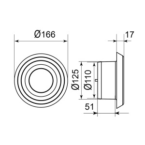 Фото товара «Анемостат приточно-вытяжной Era 12,5АПВП, D=125 мм. Код 20026», Вентиляционные решетки и люки