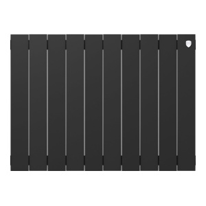 Фото товара «Радиатор биметаллический Royal Thermo PianoForte 500 /Noir Sable (черный) (10 секций). 500 мм. Код 10356», Алюминиевые и биметаллические радиаторы