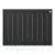 Фото №2. Радиатор биметаллический Royal Thermo PianoForte 500 /Noir Sable (черный) (10 секций). 500 мм. Код 10356