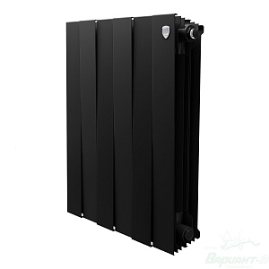 Фото товара «Радиатор биметаллический Royal Thermo PianoForte 500 /Noir Sable (черный) (6 секций). 500 мм. Код 11002», Алюминиевые и биметаллические радиаторы
