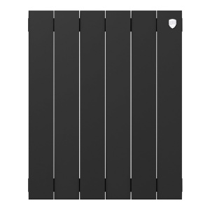 Фото товара «Радиатор биметаллический Royal Thermo PianoForte 500 /Noir Sable (черный) (6 секций). 500 мм. Код 11002», Алюминиевые и биметаллические радиаторы