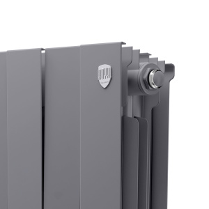 Фото товара «Радиатор биметаллический Royal Thermo PianoForte 500 (серебро) (10 секций). 500 мм. Код 14965», Алюминиевые и биметаллические радиаторы