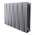 Фото №1. Радиатор биметаллический Royal Thermo PianoForte 500 /Silver Satin (серебро) (12 секций). 500 мм. Код 14966
