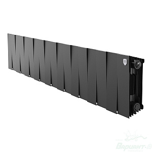 Фото товара «Радиатор биметаллический Royal Thermo PianoForte 200 /Noir Sable (черный) (18 секций). 200 мм. Код 22508», Алюминиевые и биметаллические радиаторы