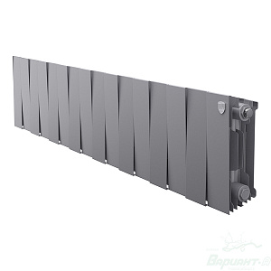 Фото товара «Радиатор биметаллический Royal Thermo PianoForte 200 /Silver Satin (серебро) (16 секций). 200 мм. Код 22509», Алюминиевые и биметаллические радиаторы