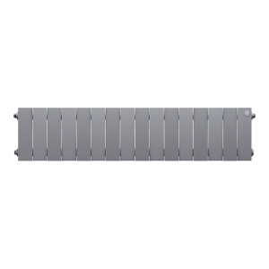 Фото товара «Радиатор биметаллический Royal Thermo PianoForte 200 /Silver Satin (серебро) (16 секций). 200 мм. Код 22509», Алюминиевые и биметаллические радиаторы