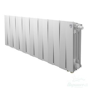 Фото товара «Радиатор биметаллический Royal Thermo PianoForte 300 /Bianco Traffico (белый) (16 секций). 300 мм. Код 22891», Алюминиевые и биметаллические радиаторы