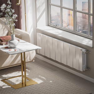 Фото товара «Радиатор биметаллический Royal Thermo PianoForte 300 /Bianco Traffico (белый) (16 секций). 300 мм. Код 22891», Алюминиевые и биметаллические радиаторы