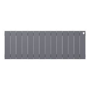 Фото товара «Радиатор биметаллический Royal Thermo PianoForte 300 /Silver Satin (серебро) (14 секций). 300 мм. Код 23773», Алюминиевые и биметаллические радиаторы