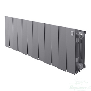 Фото товара «Радиатор биметаллический Royal Thermo PianoForte 200 /Silver Satin (серебро) - 12 секций. Код 24574», Алюминиевые и биметаллические радиаторы