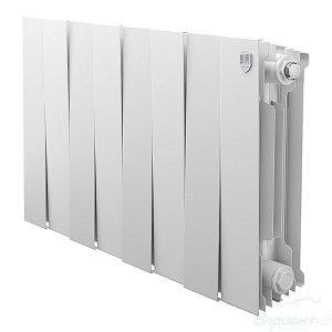 Фото товара «Радиатор биметаллический Royal Thermo PianoForte 300 /Bianco Traffico (белый) (8 секций). 300 мм. Код 25598», Алюминиевые и биметаллические радиаторы